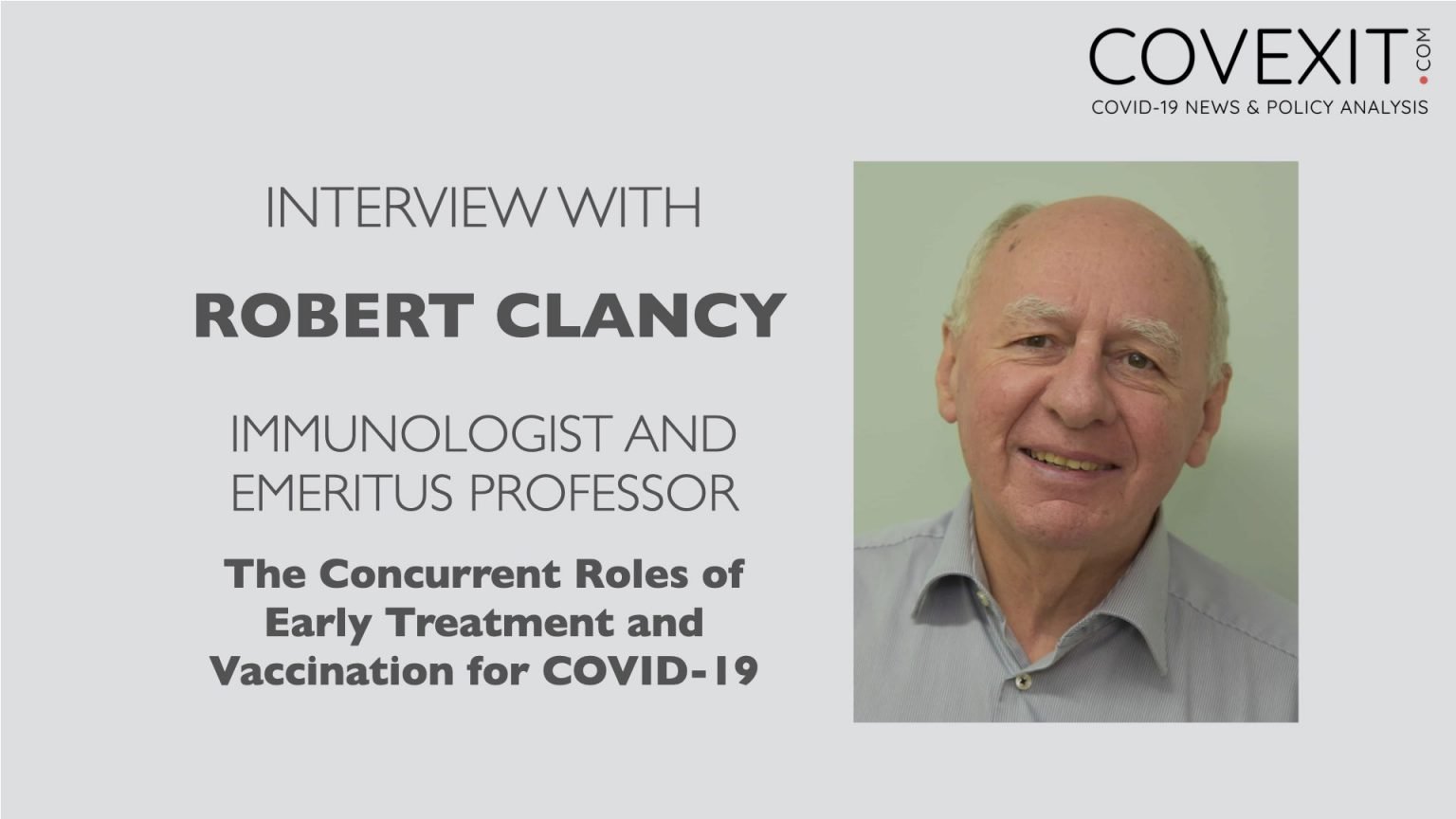 The Professor Robert Clancy Interview